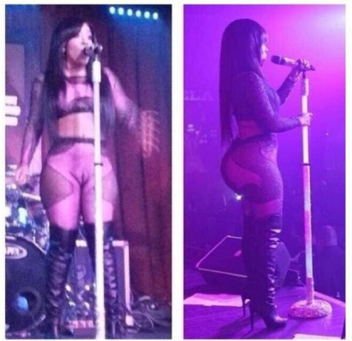 K Michelle Shows Camal Toe While Performing K Michelle Shows Camal Toe While Performing